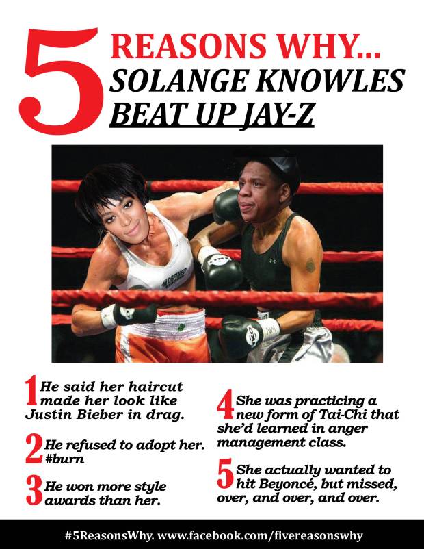 The Real Reasons Why Solange Beat Up Jay-Z